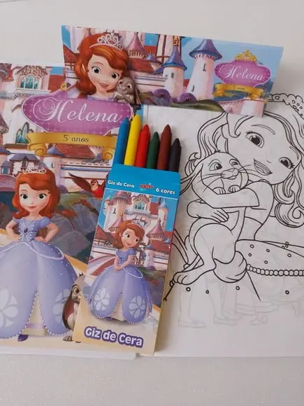 Revista de Colorir Princesa Sofia
