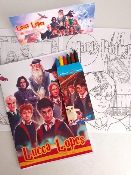 Revista de Colorir Harry Potter