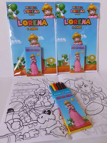 Revista de Colorir Princesa Peach