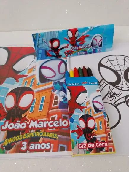 Revista de Colorir Spidey e Seus Amigos Espetaculares