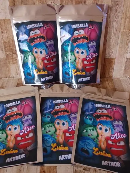 Saquinho Zip Lock Personalizado Divertidamente