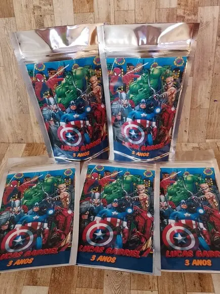 Saquinho Zip Lock Personalizado Herois