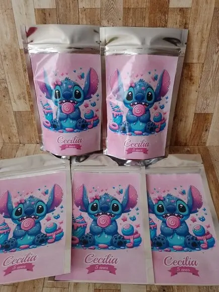 Saquinho Zip Lock Personalizado Lilo e Stick