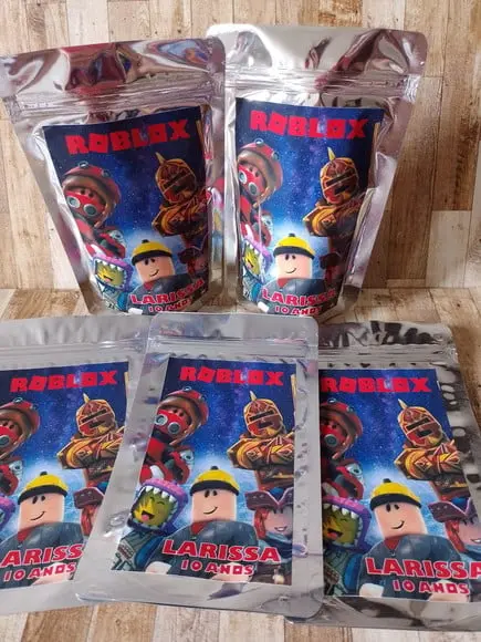Saquinho Zip Lock Personalizado Roblox