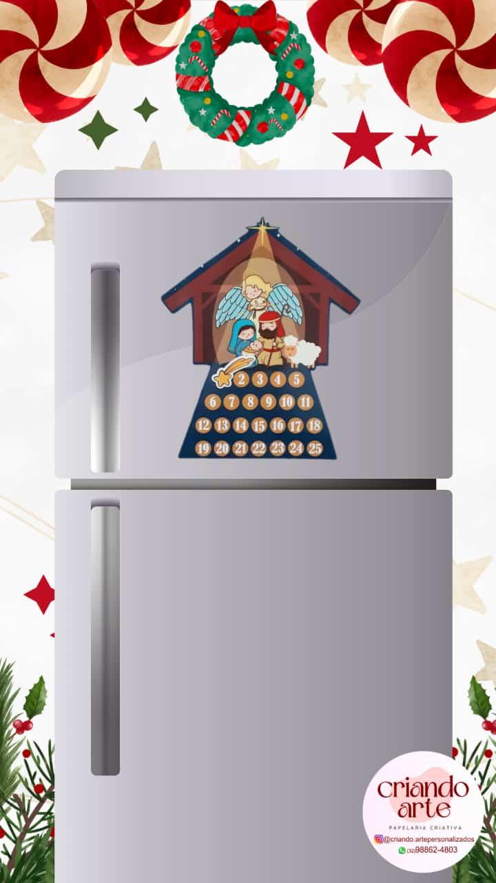 Calendário Natalino Presépio