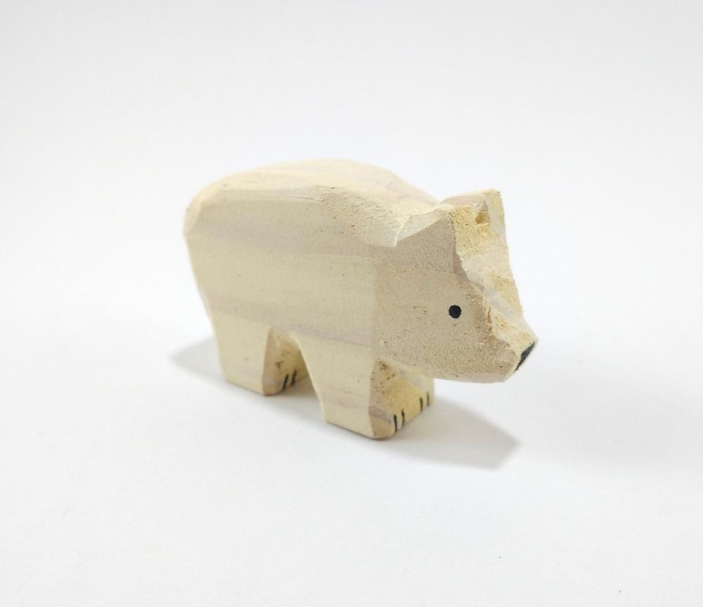 Urso Polar Filhote de Madeira 2