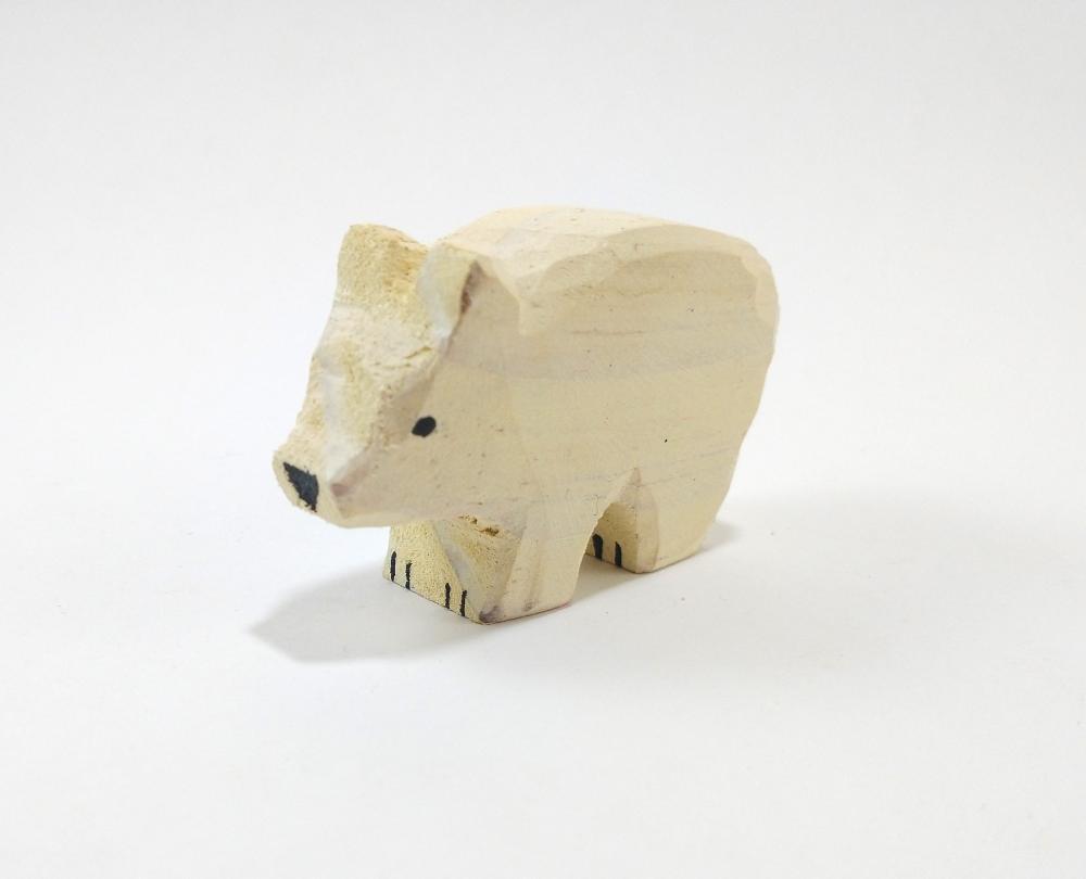 Urso Polar Filhote de Madeira 2