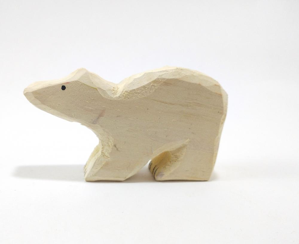 Urso Polar Filhote de Madeira 1