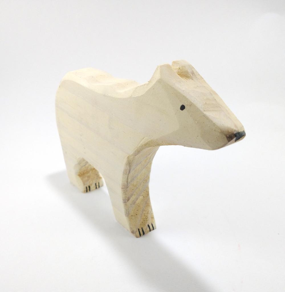 Urso Polar de Madeira 1