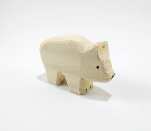 Urso Polar Filhote de Madeira 2