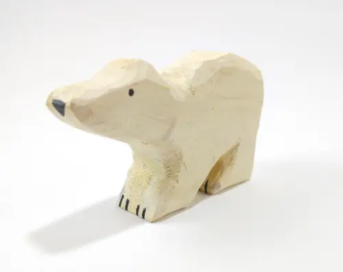 Urso Polar Filhote de Madeira 1