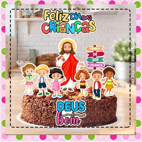 Topo de Bolo Dia das Crianças