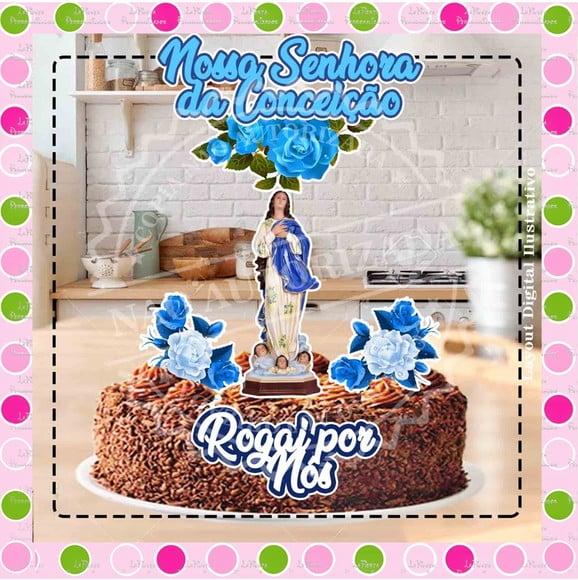 Topo de Bolo Nossa Senhora da Conceição