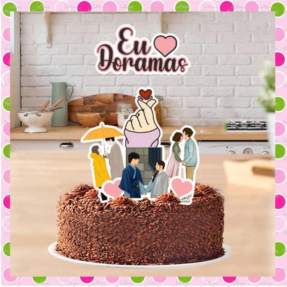 Topo de Bolo Dorama Kdrama