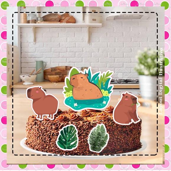 Topo de Bolo Capivara