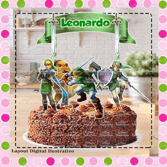 Topo de Bolo Zelda