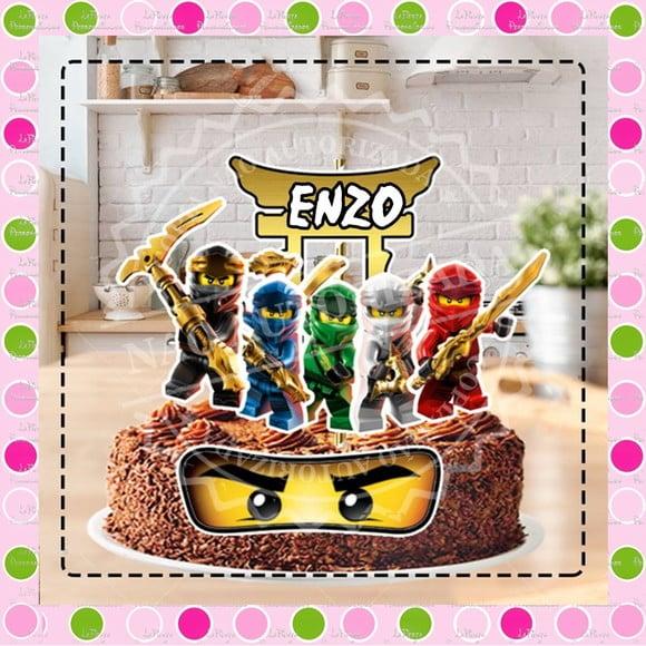 Topo de Bolo Ninjago