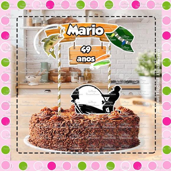 Topo de Bolo Pescaria