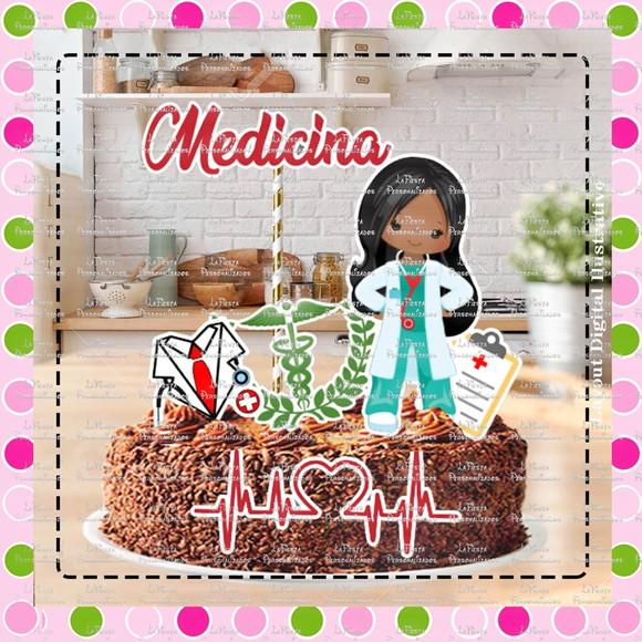 Topo de Bolo Medicina