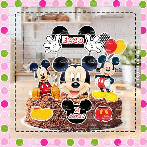 Topo de Bolo Mickey