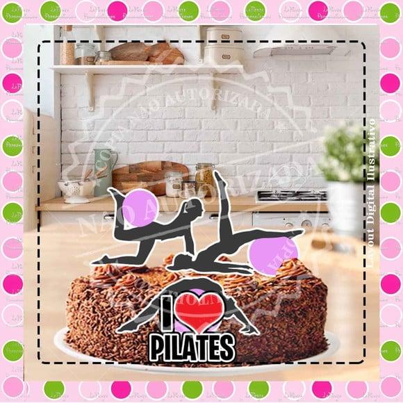 Topo de Bolo Pilates