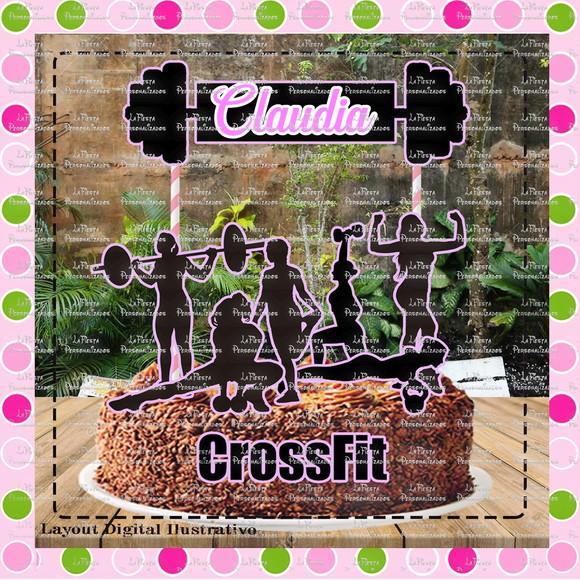 Topo de Bolo Crossfit
