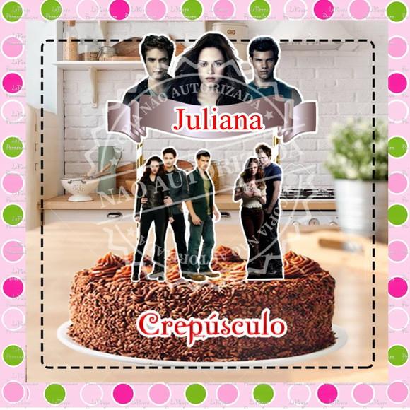 Topo de Bolo Crepúsculo