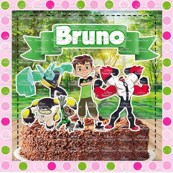 Topo de Bolo Ben 10