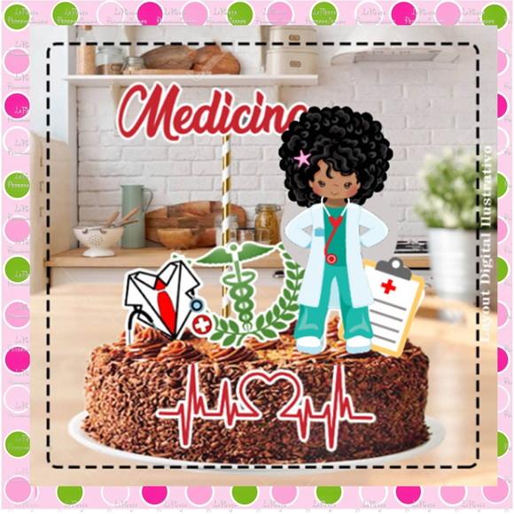 Topo de Bolo Medicina