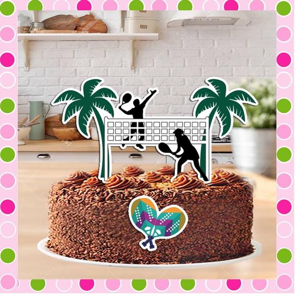 Topo de Bolo Beach Tennis