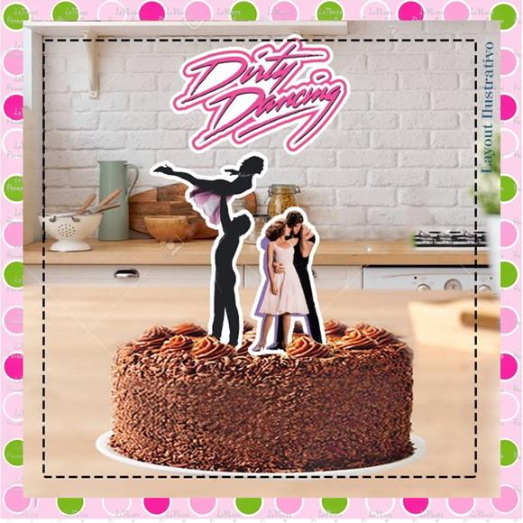 Topo de Bolo Dirty Dancing