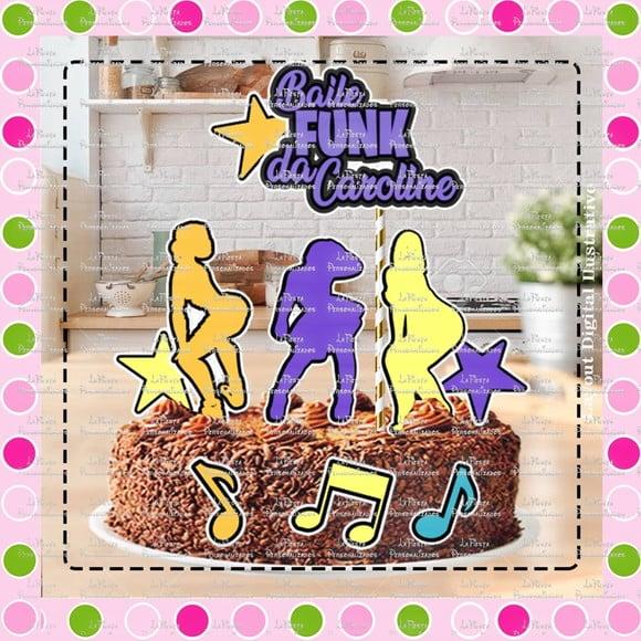 Topo de Bolo Funk