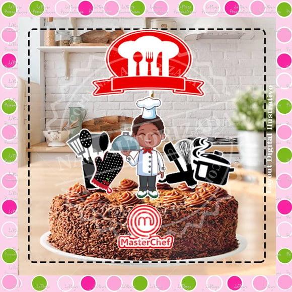 Topo de Bolo Master Chef