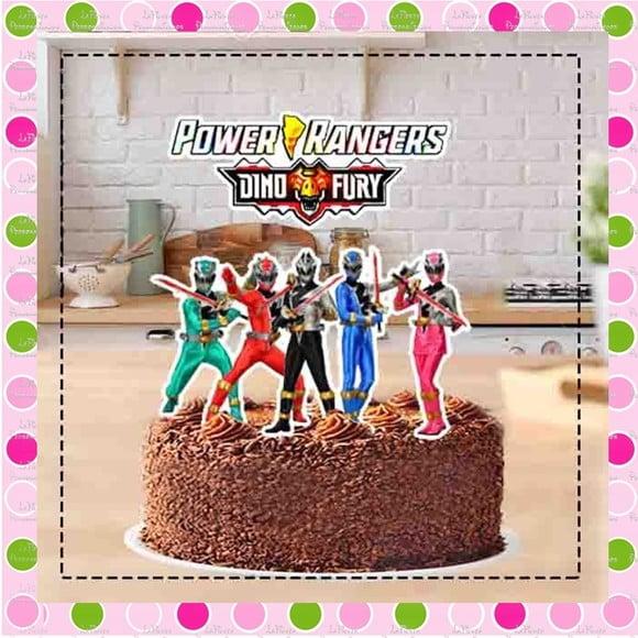 Topo de Bolo Power Rangers: Dino Fury