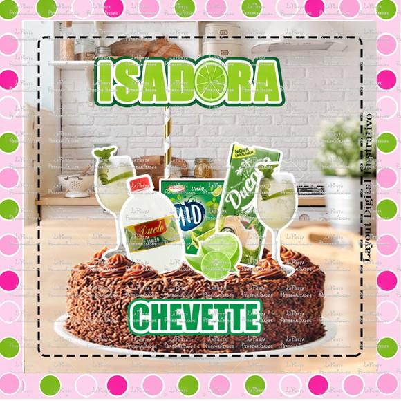 Topo de Bolo Bebida
