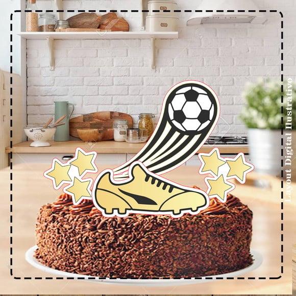 Topo de Bolo Futebol Copa do Mundo