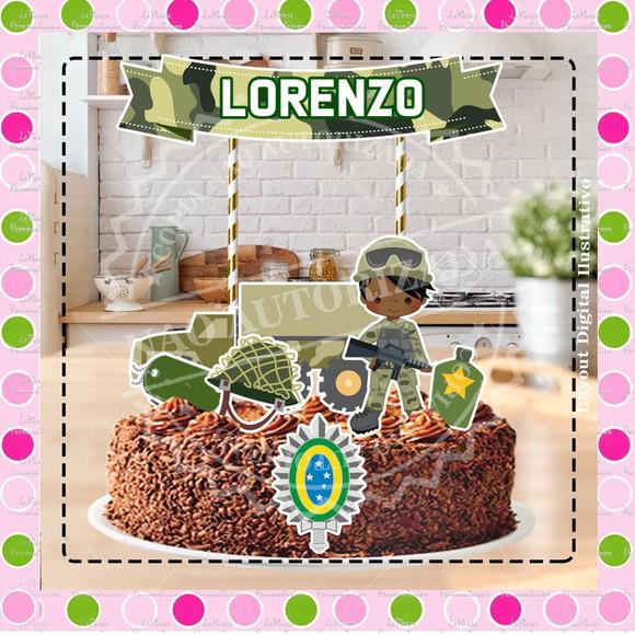 Topo de Bolo Exercito
