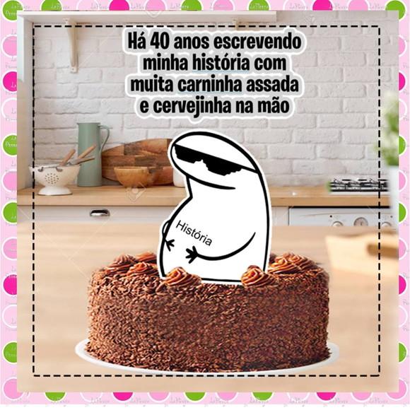 Topo de Bolo Flork Of Cows