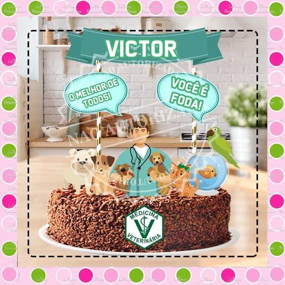 Topo de Bolo Veterinário