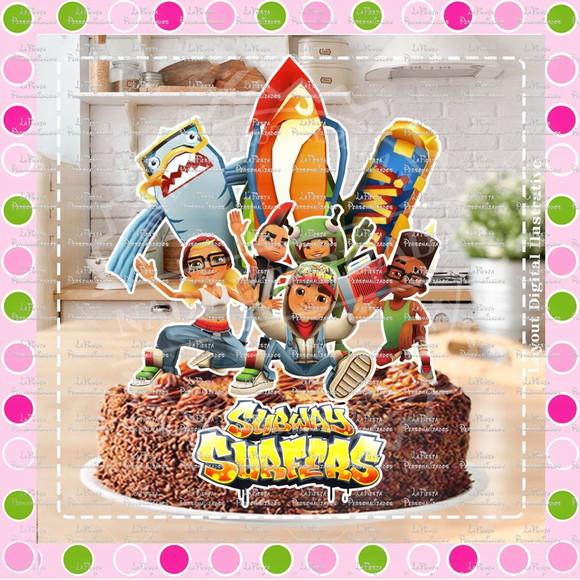 Topo de Bolo Subway Surfers