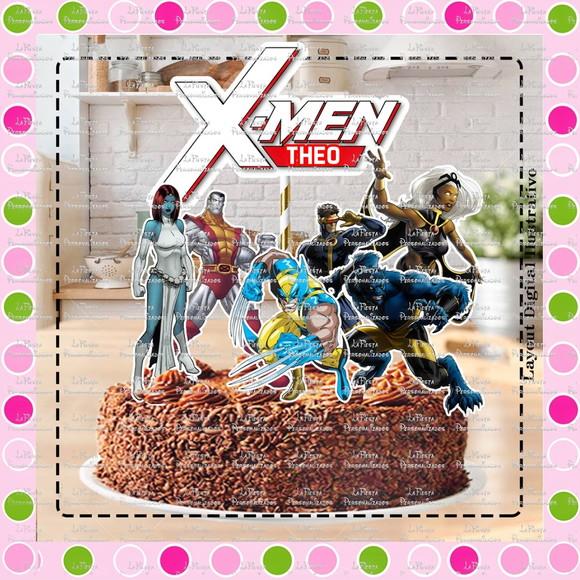 Topo de Bolo X men