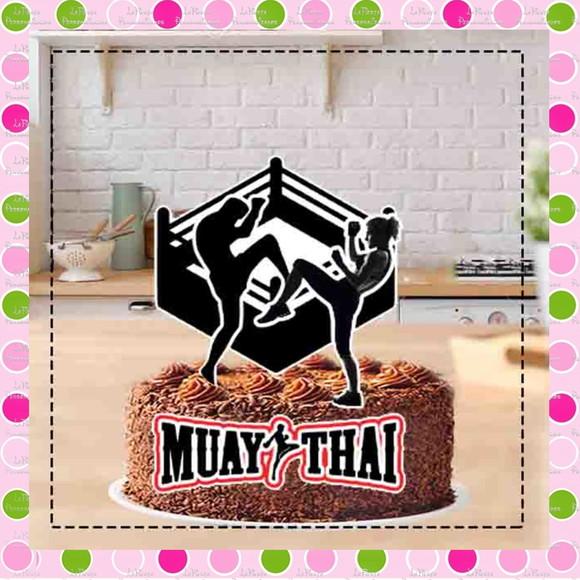 Topo de Bolo Luta Muay thai