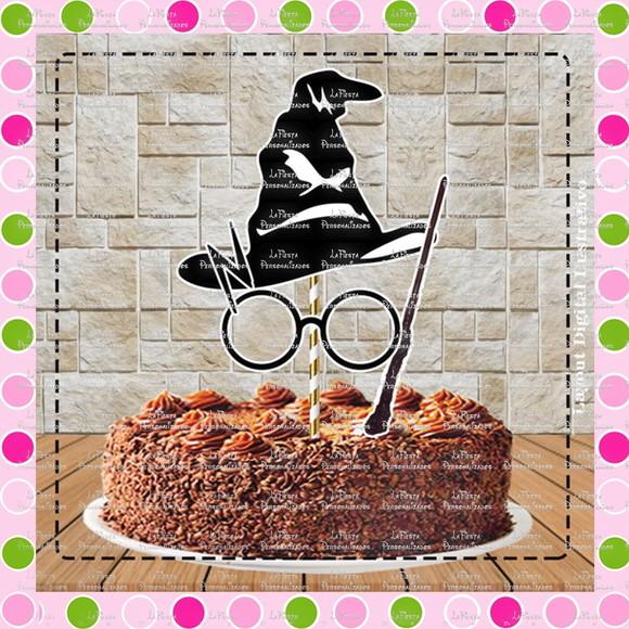 Topo de Bolo Harry Potter