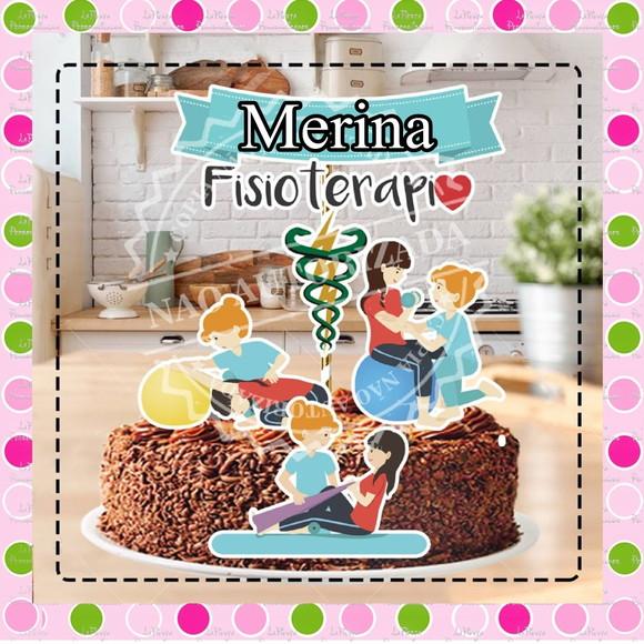 Topo de Bolo Fisioterapia