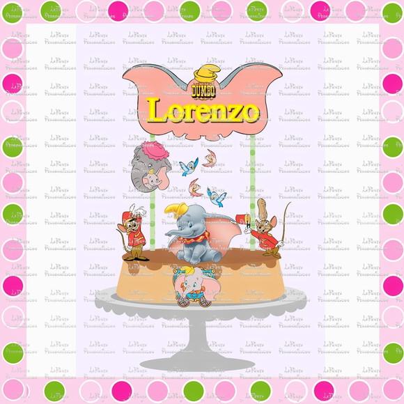 Topo de Bolo Dumbo