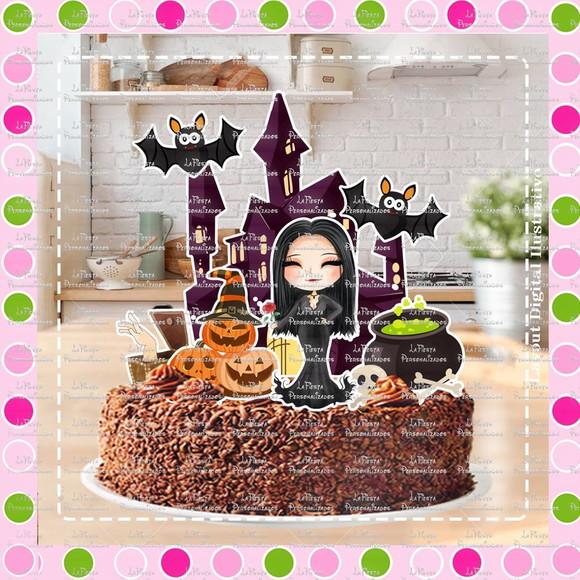 Topo de Bolo Halloween