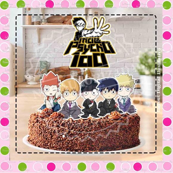 Topo de Bolo Mob Psycho 100