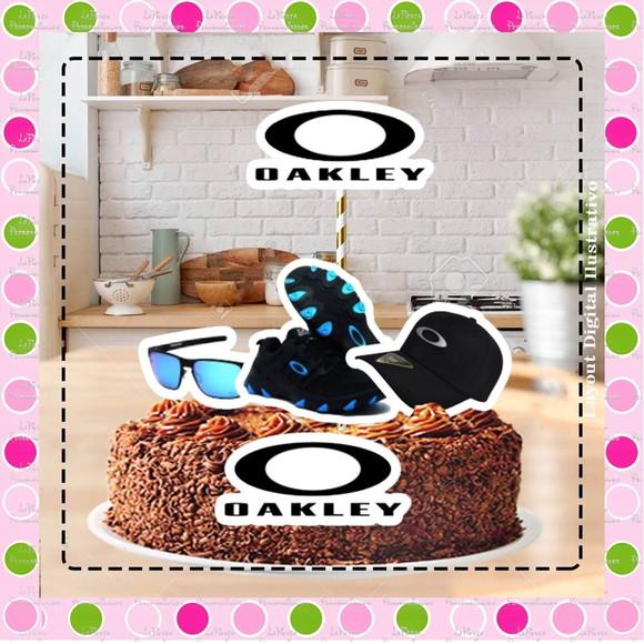Topo de Bolo Oakley