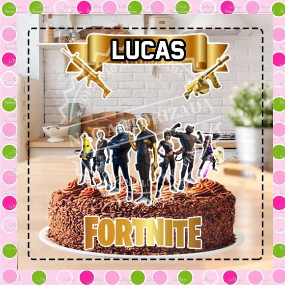 Topo de Bolo Fortnite Midas