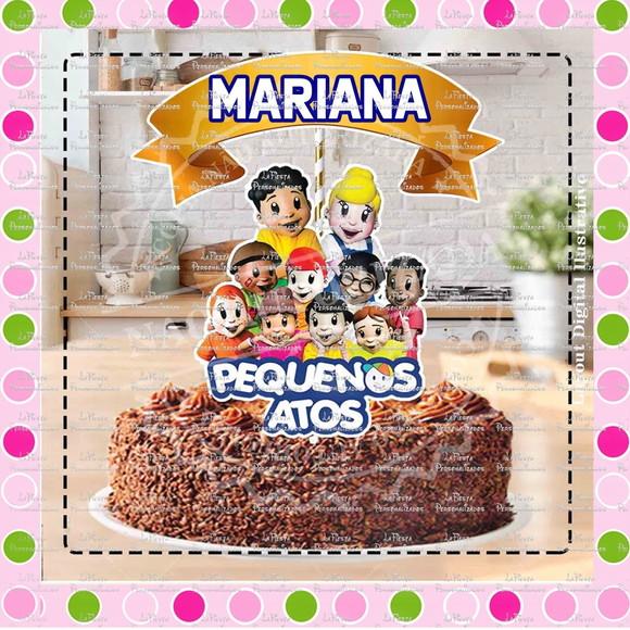 Topo de Bolo Pequenos Atos
